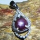 Liontin Silver Star Ruby Round Cabochon 6.00 carat Bagus