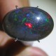 Batu Mulia Natural Black Opal Lonjong Pipih 5.20 carat
