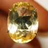 Memo Cek Keaslian Batu Mulia Light Yellow Citrine Lustrous 3.88 carat
