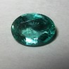 Batu Zamrud Oval Hijau Bening 1.06 carat