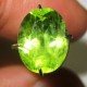 Batu Permata Light Yellowish Green Peridot 2.50 carat