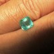 Batu Zamrud Hijau Kotak Bening 1.18 carat