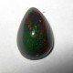 Batu Black Opal Pear Hijau Rintik Merah 1.65 carat
