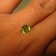 Batu Permata Natural Green Peridot Round Cut 1.25 carat