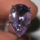 Natural Amethyst Pear Shape Purple1.55 carat