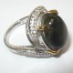 Harga Cincin Silver Black Star Sapphire Ring 5 US 1.00 carat www.rawa-bening.com