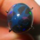 Natural Black Opal Spider Blue 2.90 carat