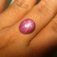 Batu Cincin Star Ruby Pinkish Red 14.41 carat