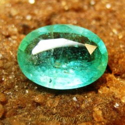 Memo Cek Keaslian Batu Vivid Green Emerald 1.11 carat