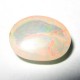 Batu Opal Putih Susu Luster Neon Merah 1.10 carat