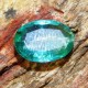 Batu Mulia Zamrud Hijau Indah Oval Cut 1.06 carat