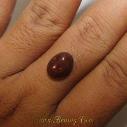 Batu Mulia Black Opal Cabochon Coklat 2.85 Carat