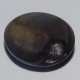 Bagian Bawah Batu Mulia Asli Black Star Sapphire 6.80 Carat