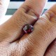 Batu Permata Natural Asli Garnet Merah Kotak Facet 1.85 Carat