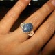 Silver 925 Ring 7.5 Batu Lapis Lazuli