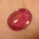 Foto Bagian Bawah Batu Ruby Oval 4.2 carat