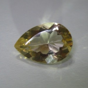 Pear Shape Yellow Citrine 3.84 carat good for liontin