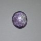 Light Purple Amethyst Oval 2.50 carat Foto Bagian Bawah Batu