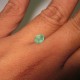 Oval Green Emerald 0.66 cts untuk cincin vintage
