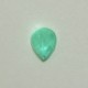 Pear Shape Natural Emerald 0.9 cts (tampak bawah batu)