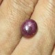 Batu Ruby Star Oval Bulat 5.70cts luster jelas dan mantap