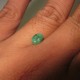 Oval Green Natural Emerald 0.99cts untuk cincin artisan
