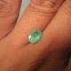 Greenish Natural Emerald Oval 1.05 cts for woman's ring