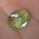 Green Leaf Peridot 3cts bagian bawah batunya