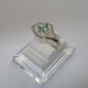 Zambian Emerald Silver Ring 7US