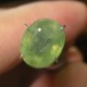 Natural Green Sapphire 3.99 cts dengan luster kuning