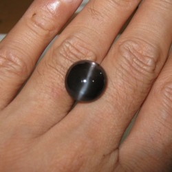 Cat Eye Spectrolite 10.50 carat untuk batu cincin para pembesar