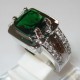 Cincin Gold Filled, Model Emerald CZ Ring 8US