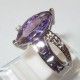 Marquise Amethyst Gold Filled Ring 8US